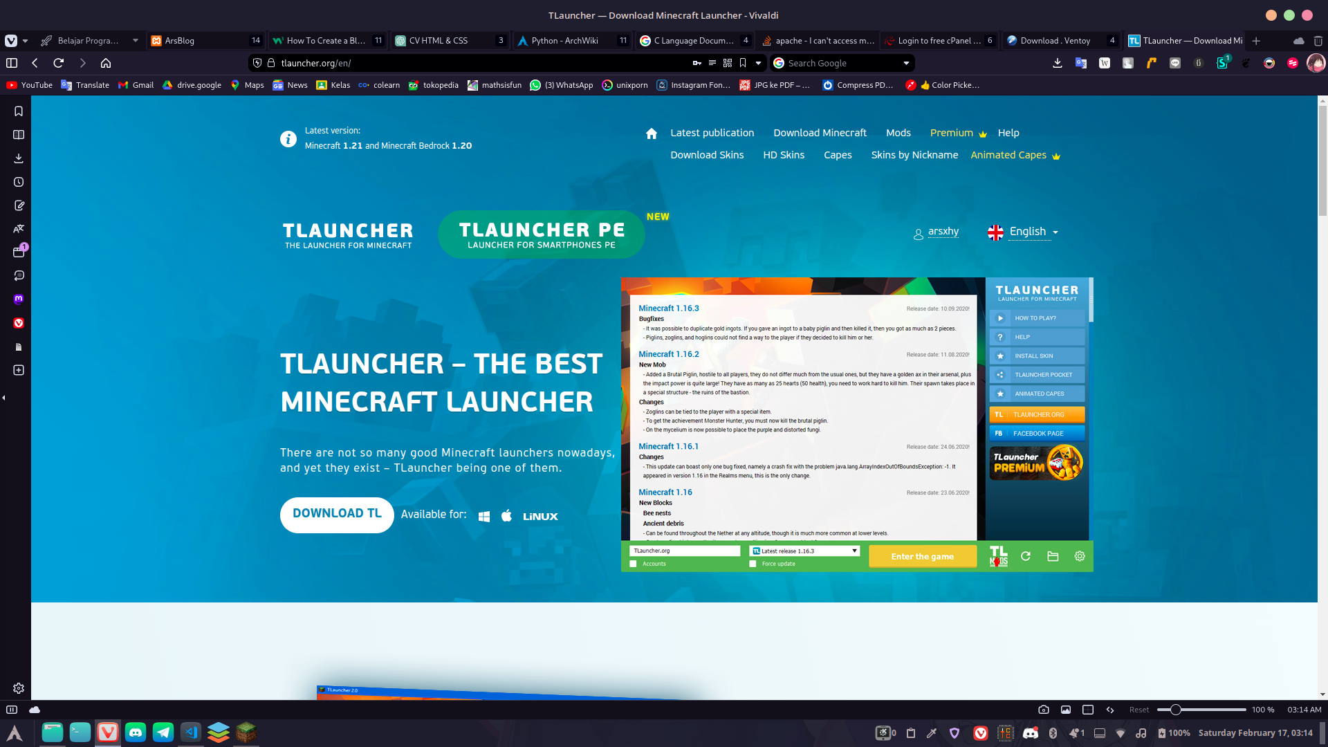 tlauncherWeb